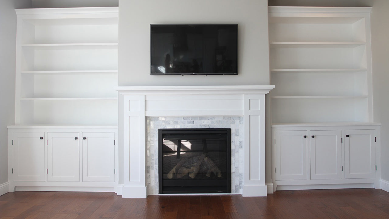 How to Build a Shaker Style Fireplace Surround: DIY Guide with Plans & Video