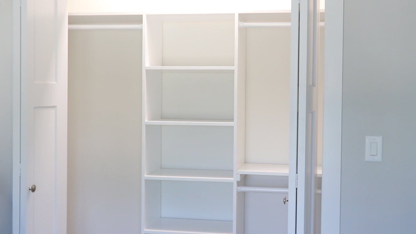 How to Build a Custom DIY Bedroom Closet for $100
