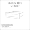Shaker Box Drawer Woodworking Project Plan