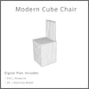 Modern Cube Chair Plan Woodworking Project Plan