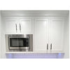 Mini Bar Upper Built-in Microwave and Cabinets Woodworking Project Plan