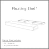 Simple Floating Shelf Woodworking Plan