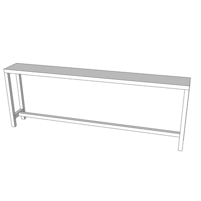 Sofa End Table Woodworking Plans And 3D SketchUp Model